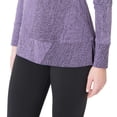 thumbnail image 4 of Kirkland Signature Ladies' Jacquard Pullover Women's Sweatshirt (Purple, X-Large), 4 of 5