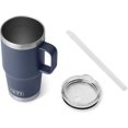 thumbnail image 3 of YETI Rambler 25 oz Straw Mug, Vacuum Insulated, Stainless Steel, Navy, 3 of 8