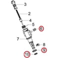 thumbnail image 3 of Boiler Pin Coupling Valve O-Ring Kit Compatible with Philips Coffee Espresso Machines, 3 of 3