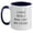 White/Navy, variant on Funny Creative Writing Gifts for Friends, Coworkers, or Family - If Creative Writing Is Wrong. I Don't Want To Be Right. Two Tone Coffee Mug, Birthday Unique Presents