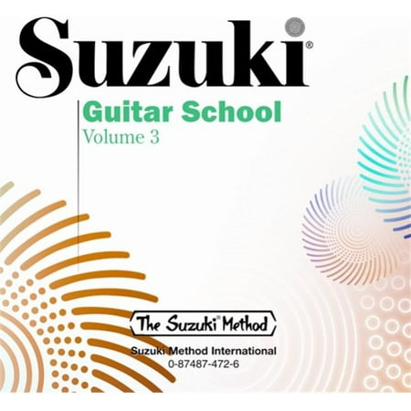 Alfred 00-0472 Suzuki Guitar School CD- Volume 3 - Music Book