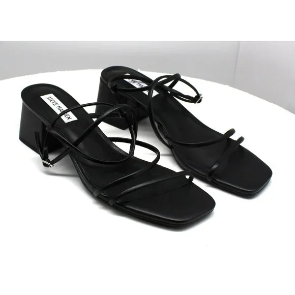 Steve Madden | Shoes | Steve Madden Womens Rianna Strappy Blockheel Sandals | Poshmark