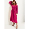 thumbnail image 3 of June + Vie Women's Plus Size Empire Waist Dress, 3 of 6