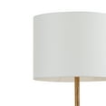 thumbnail image 3 of Novogratz x Globe Electric Harrington 65" Faux Wood Floor Lamp with White Fabric Shade, 67225, 3 of 8