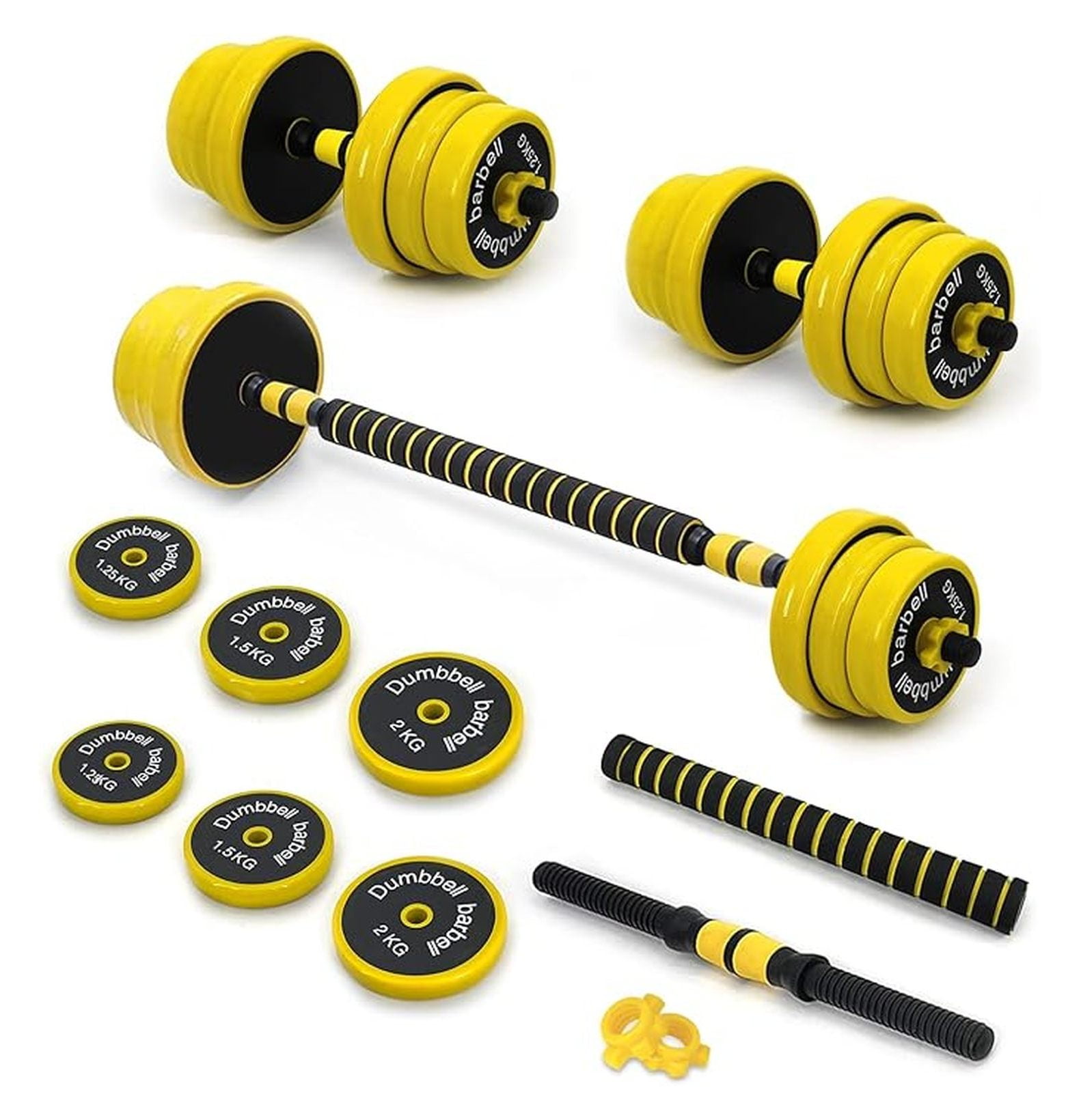 Yes4All Adjustable Dumbbell 52.5 lbs for Beginner Workout & Lift