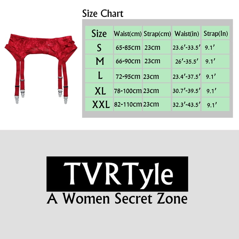 Removable Strap Suspender Belt TVRtyle Black Garter Belt For Women - 4  Removable Straps With Metal Buckles For Stockings | Vintage Style Suspender  Belt Vintage Fishbone Design Garter