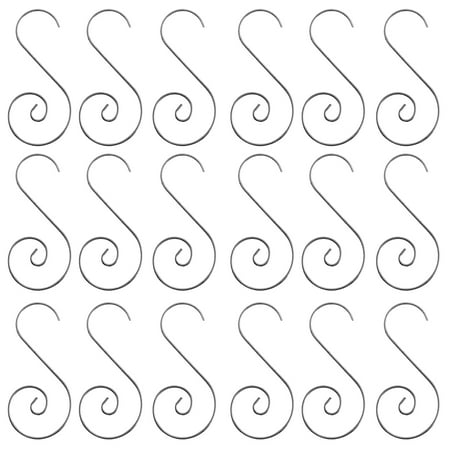 

NUOLUX 100pcs Metal Hanging Hooks Christmas Hooks Decoration for Cafe Bar Club Home