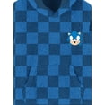 thumbnail image 5 of Sonic the Hedgehog, Boys' & Big Boys' Hooded Woobie, Sonic Toon Head, Sizes 4-18, 5 of 5