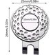 thumbnail image 4 of Clips magnéticos para sombreros para pelotas, soporte para marcador de bolas de 25 mm, accesorios de golf de fácil fijación, regalos para golfistas, amantes del golf y entrenamiento profesional JM, 4 of 5