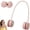 Pink, variant on Neck Fan Bladeless Wearable Air Circulator, 2026 NEW Portable Rechargeable Neck Fan with LED Display 5 Speeds,Personal Cooling Fan for Women Men Travel Camping Outdoor Sports Cruise Beach Summer
