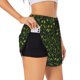 thumbnail image 1 of Balery Green Branch Olive Pantalones cortos deportivos para mujer con forro y dos bolsillos, elásticos, para entrenamiento, gimnasio, yoga-X-Large, 1 of 7