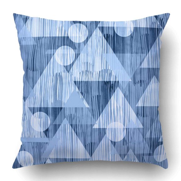 ARTJIA Stripes And Geometric Elements Graphic Brushes Geometry Pillowcase Pillow Cushion Cover 20x20 inch