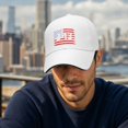 thumbnail image 6 of WULMLEO 911 Hat Never Forget 343 Hats 9/11 Memorial Embroidered Caps Men Women American Flag Patriotic Baseball Cap C One Size, 6 of 6
