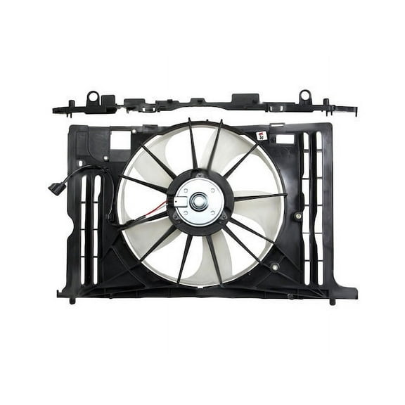 Auxiliary Fan Assembly - Compatible with 2009 - 2014 Toyota Corolla 1.8L 4-Cylinder 2010 2011 2012 2013