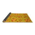 thumbnail image 2 of Ahgly Company Indoor Rectangle Abstract Yellow Modern Area Rugs, 7' x 10', 2 of 4