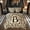 Brown B, variant on Feelyou Leopard Print Letter P Twin Bedding for Girls, Brown Polkadot Bow Bedding Comforter Set, Black Reversible, 7pcs