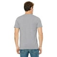 thumbnail image 2 of Bella Canvas Mens Jersey V-Neck Tee, 2XL, Athletic Heather, 2 of 3