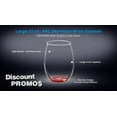 thumbnail image 3 of 10 ARC Stemless Wine Glasses Set, 21 oz. - Chardonnay, Cabernet, Merlot, Sauvignon - Red, 3 of 5