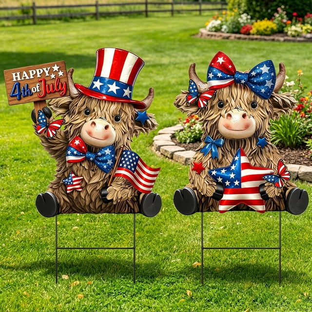 4th Dairy Farm Decoration Independence Day Products Garden Decoration
