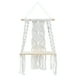 thumbnail image 1 of Estante colgante de pared de macramé, bohemio, decorativo, flotante, de madera, para colgar plantas, hecho a mano, con cuerda de algodón tejida, para decoración del hogar, 1 of 8