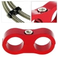 thumbnail image 4 of Aluminum Alloy AN8 Oil Fuel Water Hose Tube Separator Divider Auto Accessory (Red), 4 of 9