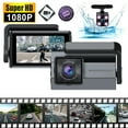 thumbnail image 4 of amlbb 1080P Front And Rear Camera GPS Dash Cam for Cars WIFI Car DVR Video Recorder Rear View Camera for Vehicle Parking Monitor on Clearance, 4 of 7