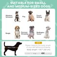 thumbnail image 3 of PawHut Elevated Dog Bed Cooling Dog Cot Bed w/ Canopy, for S M Light Grey, 3 of 9