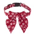 thumbnail image 1 of Christmas Dog Collier avec Nœud, Colliers de Noël pour Chien en Coton Réglable à Carreaux Rouges avec Nœud Papillon pour Grands Chiens et Animaux, 1 of 6