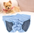 thumbnail image 3 of Pantalones menstruales para mascotas, mezcla de algodón, pantalones cortos sanitarios para mascotas, color azul, bonitos pantalones sanitarios, rendimiento inigualable, 3 of 9