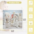 thumbnail image 2 of Dreamtimes Winter Scenery Funny Snowmen Baby Muslin Washcloths Face Towel, 3 PCS Merry Christmas Burp Cloths Cotton Wipes Infant Wash Cloth for Newborn Boys Girls 12x12 inches, 2 of 7