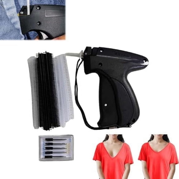 Stitchy Quick Clothing Fixer, 2024 Quick Clothes Fixer, Quick Stitch Sewing Gun, Stitch Gun for Clothes, Mini Stitch Hemming Tool for Clothes, Micro Tagging Stitch Tool for Clothing. (Black) Black