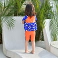 thumbnail image 4 of Bañador Flotante ESA Supplies Naranja y Azul con Gorro de Natación y Anillo Hinchable para Niños Peq, 4 of 6
