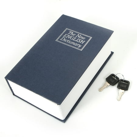 Secret Safe - Ktaxon Dictionary Secret Book Hidden Safe Money Box Home Security Key Lock Medium Size