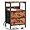 Rustic Brown, variant on End Table with Charging Station, Nightstand with Fabric Drawers, Side Table with USB Ports & Outlets, Night Stand with Storage Shelf & Hooks, for Living Room/Bedroom, Rustic Brown