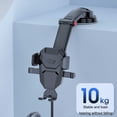 thumbnail image 3 of Bearachild Sucker Car Phone Holder Vent 360 ° Soporte de navegación giratorio Soporte Multifunción ajustable Vehículo Smartphone Negro Teléfono y Comunicación Soporte de salida de aire, 3 of 6