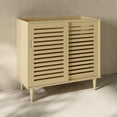 thumbnail image 4 of Delice 36" Freestanding Bathroom Vanity Cabinet without Top in Natural Oak, 4 of 6