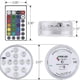 thumbnail image 3 of Luces LED sumergibles (paquete de 2), 13 luces LED RGB decorativas sumergibles con control remoto RF, impermeables, ideales para spa, acuario, estanque, piscina, jardín, accesorio de spa., 3 of 5