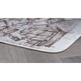 thumbnail image 3 of Novelty 2x3 Area Rug (2' x 3') Graphic Gray, Brown Indoor Scatter Easy to Clean, 3 of 4