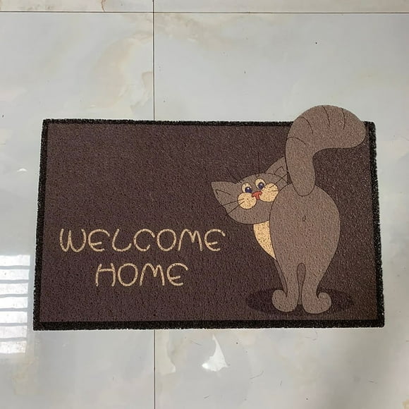 Wzzjkit Silk Floor Mat Entrance Door Mat Home Entrance Water-absorbing Mat Can Be Cut Carpet