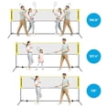 thumbnail image 5 of SONGMICS Badminton Net Set Portable Sports Set for Badminton Tennis Kids Volleyball Pickleball Easy Setup Nylon Net with Poles for Indoor Outdoor Court,10FT, 5 of 7
