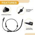 thumbnail image 4 of Unique Bargains ABS Wheel Speed Sensor No.68073206AD/68073206AC Rear Left Right ABS Sensor Anti-lock Braking System Sensor for Fiat 500 2012-2019, 4 of 7