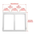 thumbnail image 2 of KOJEM 240364790 Refrigerator Crisper Shelf Frame W/O glass Compatible with Electrolux Frigidaire Pan Cover, 2 of 12