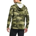 thumbnail image 4 of Dagegui Camo Sun Shirt for Men Quick Dry Breathable UV Protection Hoodie UPF 50+ Long Sleeve Outdoor Walking Hiking Tops Army Green M, 4 of 7