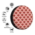 thumbnail image 4 of Sikiie Basset hound dog with paw Print PVC Leather Spare Tire Wheel Cover Spare Tire Cover, for Car Truck SUV Camper Trailer Universal Fit-15 inch, 4 of 6