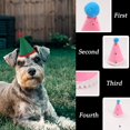 thumbnail image 3 of Set de Sombreros de Cumpleaños para Mascotas Cellcacn Ajustables con Pompones de 6 cm, 3 of 7