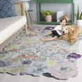 thumbnail image 3 of SAFAVIEH Jardin Naira Floral Area Rug, Green/Pink, 8' x 10', 3 of 8
