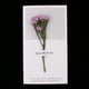 thumbnail image 3 of Paquete Flores Secas Tarjetas De Felicitación Tarjetas Florales Suave , Tarjeta De Deseos, Tarjeta De , Tarjetas De Agradecimie Myosotis Purple, 3 of 9