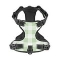 thumbnail image 4 of Picia Pistachio Green Checkboard No-Pull Dog Harness Reflective Front Clip Vest with Handle,Step-in Air Dog Harness,Adjustable 2 Metal Rings 4 Buckles,Easy to Put on & Take Off Large, 4 of 9