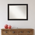 thumbnail image 4 of Amanti Art Beveled Bathroom Wall Mirror - Manhattan Black Frame - Manhattan Black Outer Size: 32 x 26 in, 4 of 5