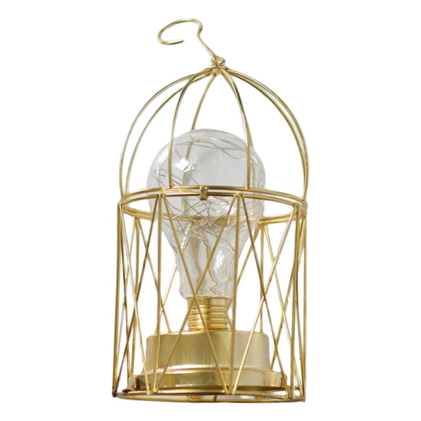 Hierro de metal / Lámpara de lectura de pared Luz de noche Bombilla de jaula de pájaros Baño Oficina Dormitorio Tocador Apliques Cálido Sunnimix Luz en forma de jaula de pájaros